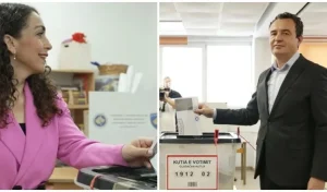 Votojnë Albin Kurti dhe Vjosa Osmani, ftojnë qytetarët të dalin në zgjedhje