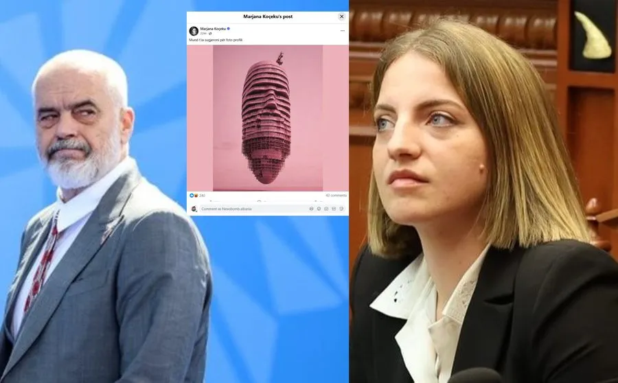 Rama vendosi flamingot në profil, Marjana Koçeku e thumbon me “Kokën e Tiranës”: Mund t’ia sugjeroni për foto