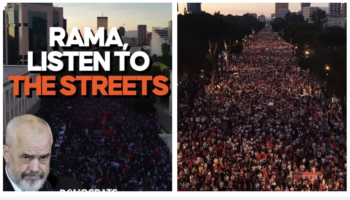 Protestat masive, Partia Demokratike Europiane thirrje: Rama dëgjo me kujdes!