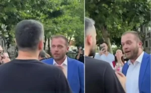 ”O hajdut”- Përplasja me protestuesit para Kuvendit, Ardit Bido: Po zëvendësojnë dialogun me britma e sharje