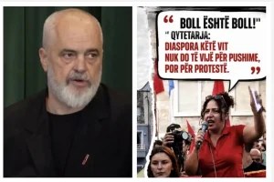 I strukur në Surrel, Rama helm e vrer kundër protestuesve