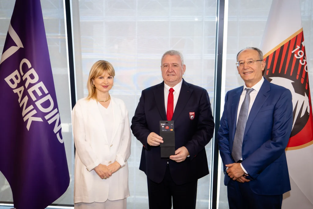 Credins bank dhe Federata Shqiptare e Futbollit forcojnë partneritetin strategjik me lançimin e kartës GOOL!