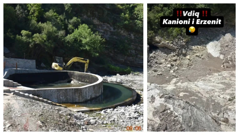 Nga skandali në skandal. Tharja e kanionit te Erzenit, çfarë dihet deri më tani