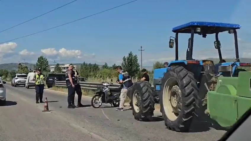 Aksident në aksin Fier–Lushnjë, plagoset çifti që udhëtonte me motor