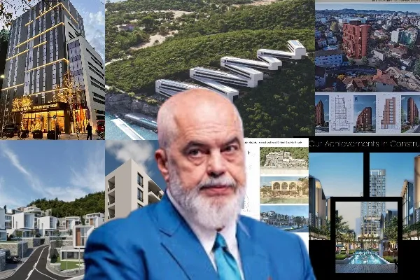 Lejet e Ramës/ Beton dhe kokainë, albumi luksoz i resorteve të grupit “Aliu-Bibaj” nga Tirana në Dhërmi