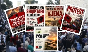 Organizim masiv i Diasporës. Protestat për Zvërnecin shtrihen nga Londra në Madrid, Vjenë, Stockholm e Hagë
