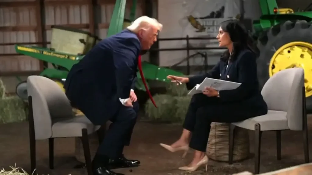 VIDEO/ “Ose je budallaqe ose je e korruptuar”/ Trump lë në mes intervistën me gazetaren