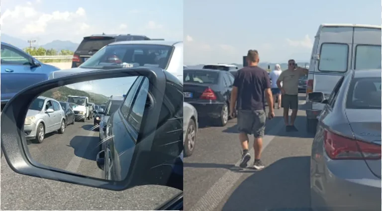 Aksident në autostradën Tiranë-Elbasan, bllokohet qarkullimi