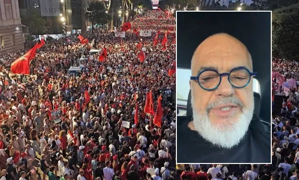 Rama ironizon protestën nga zyra: Kënga ime e preferuar është “Rama jepe dorëheqjen”