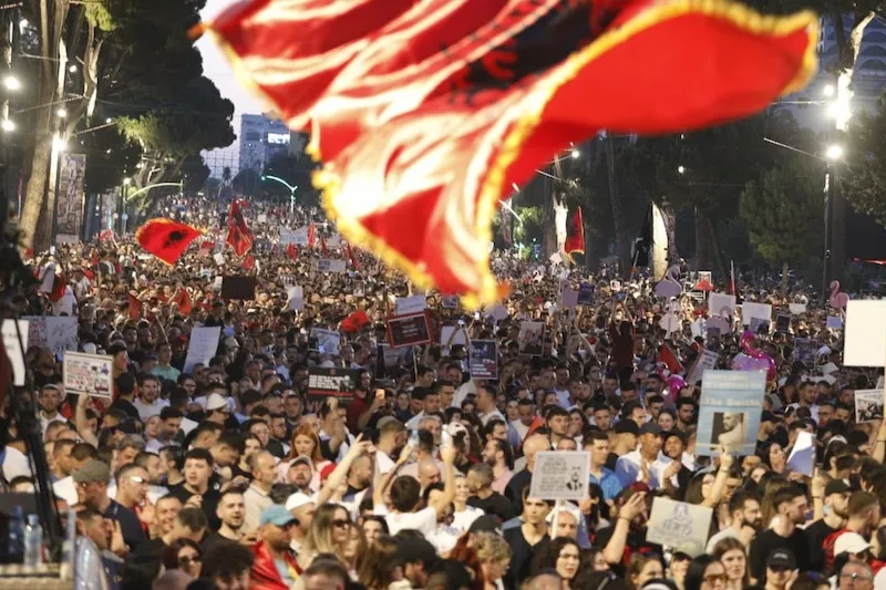 Ra kjo protestë e u pamë!