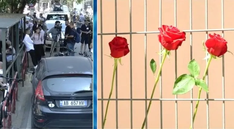 Fotolajm/ Qytetarët protestojnë me trëndafila të kuq tek SPAK-u